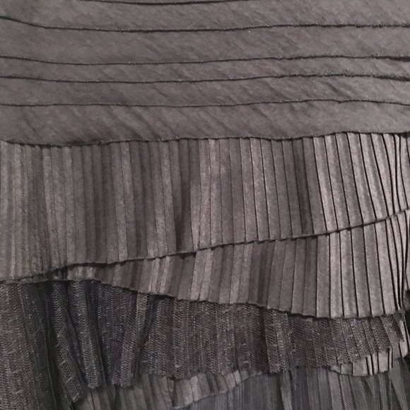 Dark navy blue strapless lace dress - Picture 2 of 3